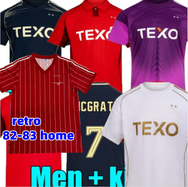 25 26 ABERDeEN CLARKSON Soccer Jerseys MIOVSKI BARRON SHINNIE SOKLER MORRIS MACDONALD DUK DOOHAN BESUIJEN POLVARA DUNCAN 2024 2025 men kit kids f-image-977639244