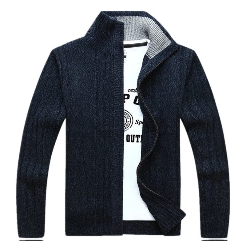 Sweater Male Wool Cotton Cardigan Autumn Mens Winter Sweater Kint Wear Knitwear Coats Clothing 250908BJ