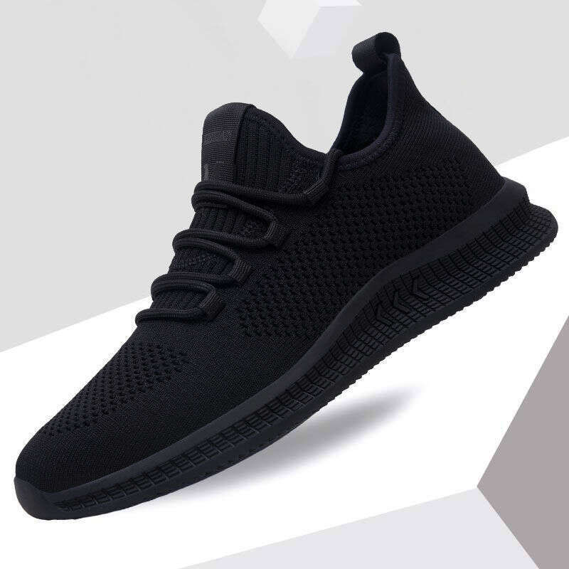 2026 black shoes men TOPEOPLE for Men On Sale Black Sport Sneakers Power Soft Fashion Korean Style Original Summer Low top All-match Shoes Flat Snea