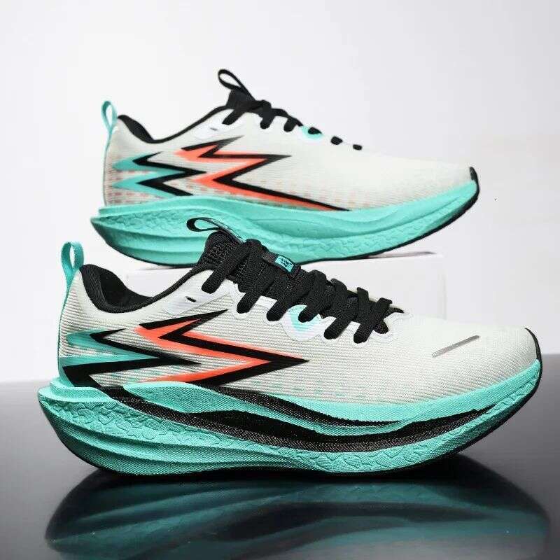 Summer New Men's Casual Sports Running Shoes Trendy Colors Shock Absorption Couple Cross-border 2025 Breathable Mesh