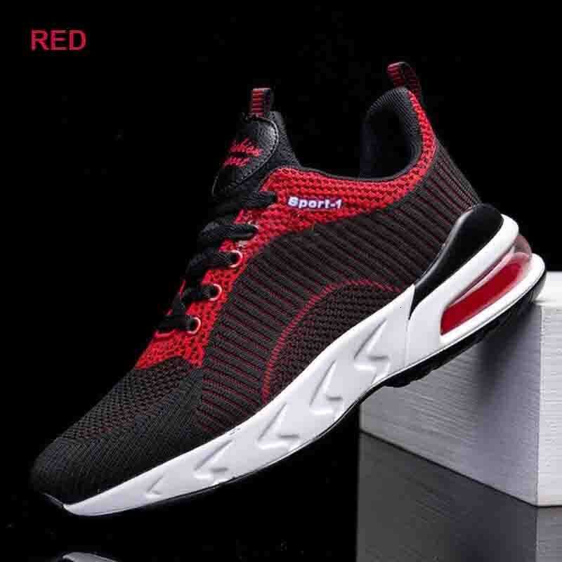 2026 Men's Korean Style Flying Woven Mesh Lace-Up Sport Casual Running Shoes