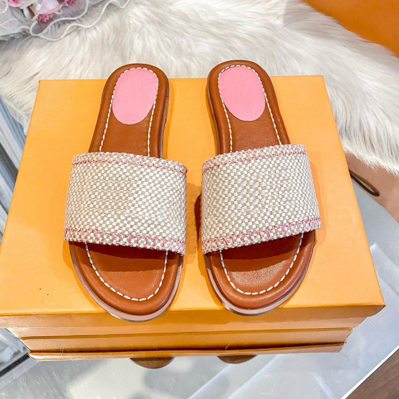 slippers designer sandals women shoes platform slides sandale womens flip flops flat slipper outdoor leather womens outside sliders best quality 11