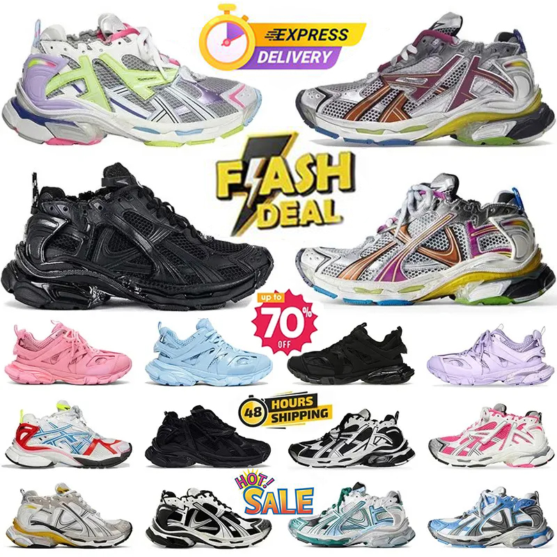 Designer Runners 7.0 7.5 Track 3.0 Men Women Runner White Blue Triple Black Colorful Heels Tracks Plateform Shoes Trainers Sneakers Size 35-46-image-912126331