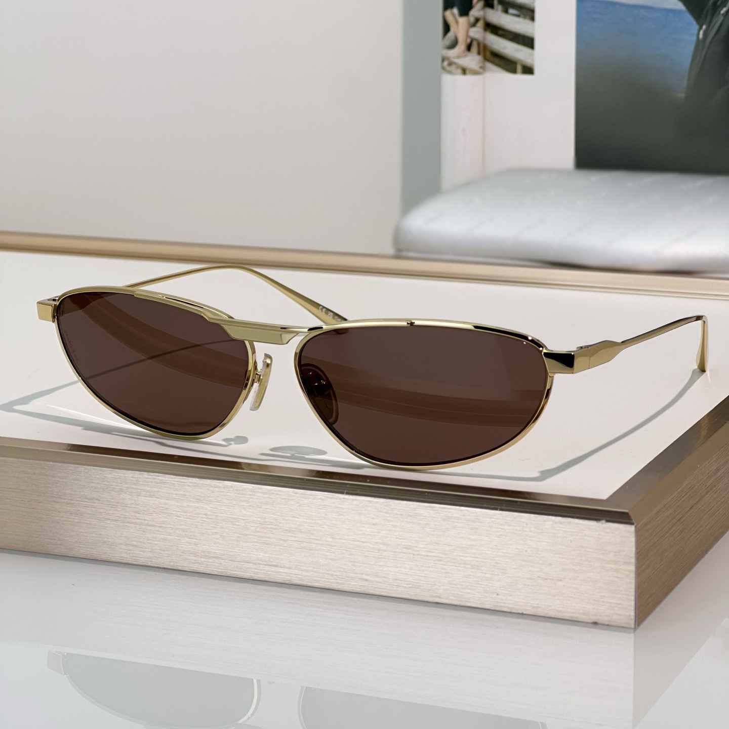 Designer Sunglasses For Men Women Special 0417 Fashion Summer Avant-Garde Goggles Style Anti-Ultraviolet Popularity Metal Oval Full Frame Glasses Ra