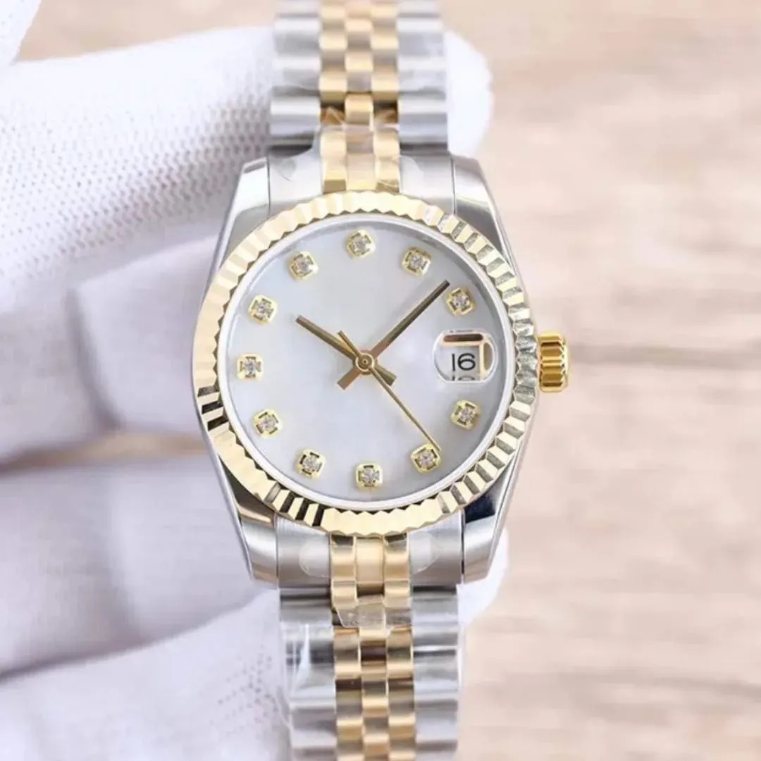 U1 Top AAA Womens Watches Sapphire Crystal Automatic Mechanical 69178 High Quality Day Date just Watches Jubilee Gold Diamond Bezel Lady Watch Gi