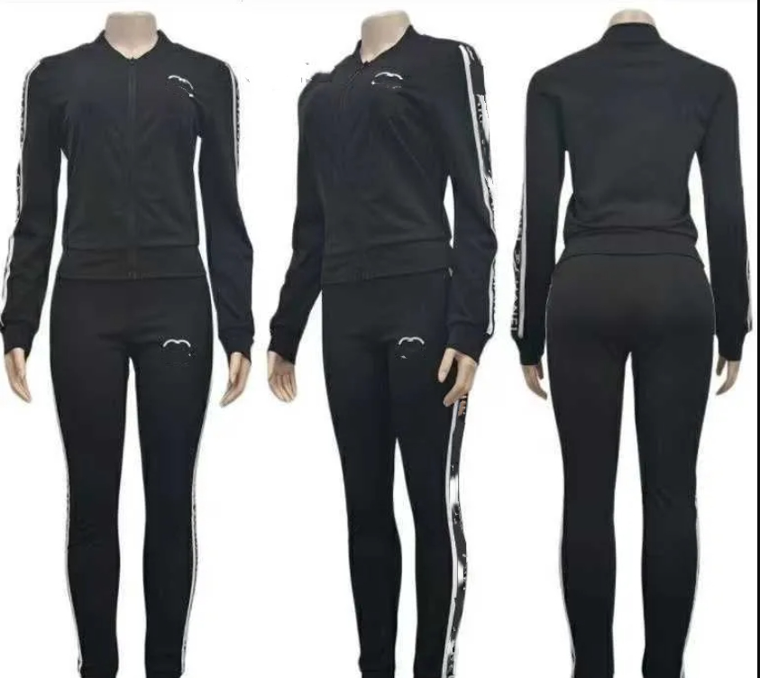Designers new autumn and winter new baseball two-piece set womens forest style sexy light luxury high-end versatile fashion brand Women's cloth