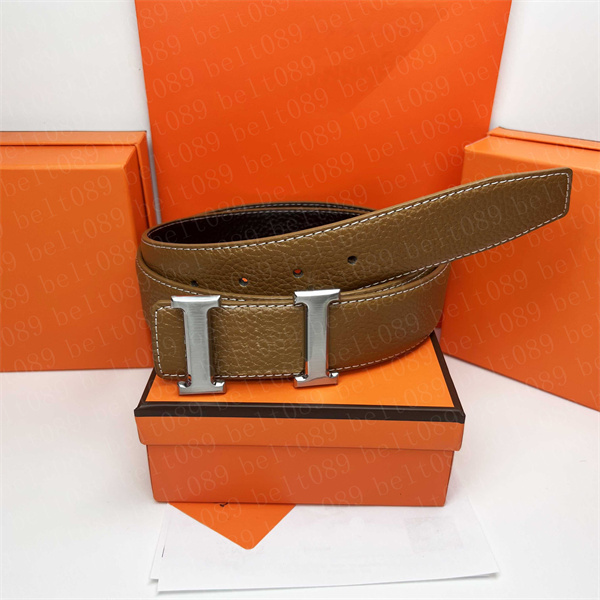 designer belt for woman high quality men designers Leather Black Brown Belts Women Classic Casual cinturones de diseno With gift box mens belt-image-960831008