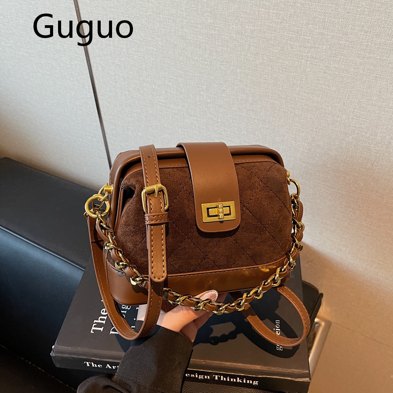 Free Shipping 2025 Summer New Designer Bag Denim PU Multifunctional Saddle Bag High-end Women's Small Square Handbag Fashionable High-quality S