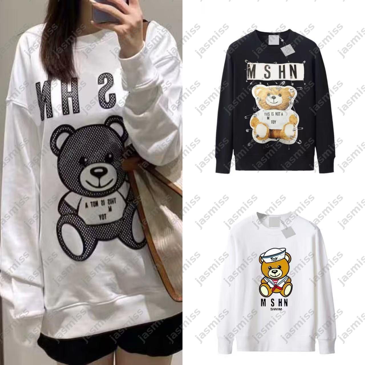 Autumn Designer Long Sleeve T Shirt Men Luxury Pullover For Men Teddy Bear Print Tshirts Hoodies Unisex Tops Shirts Teeshirt Clothes Hoodie Clothing