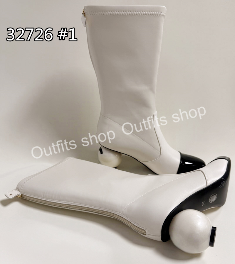 2025 Pearl high heel boot lady office shoes luxury designer leather winter fall boots size 35-41-image-979001651