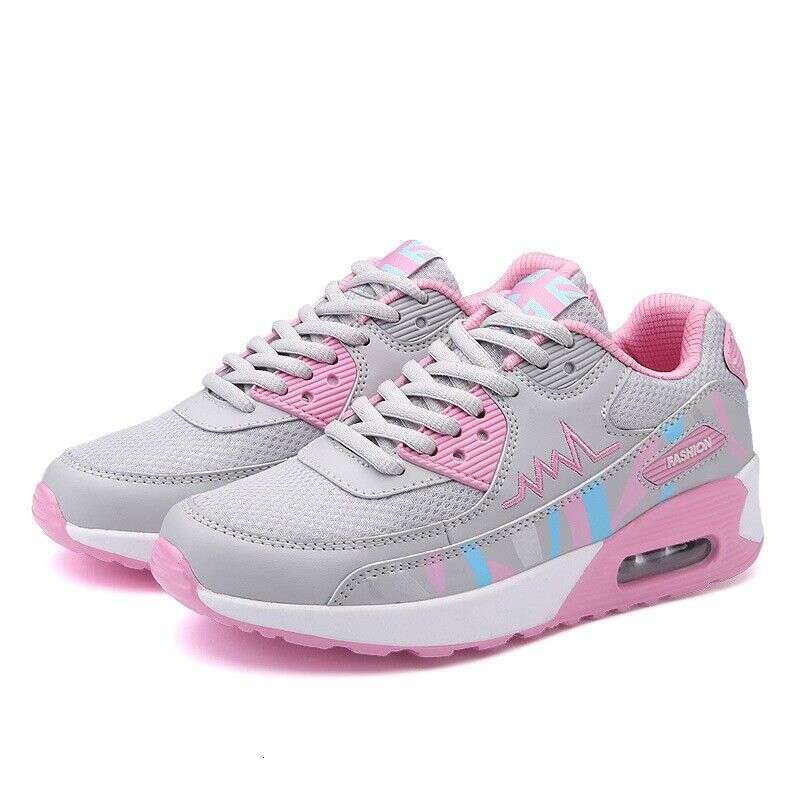 2026 2025 Spring Women's Sport Korean Style Air Cushion Running Casual Height Increasing Summer Single Shoes Mesh Up Sneakers