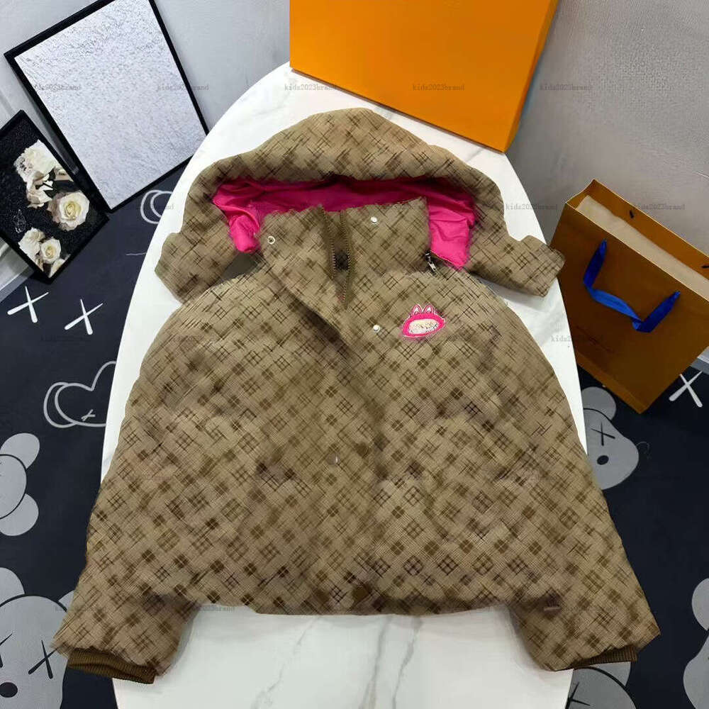 New baby jacket Winter cotton child Outwear kids designer clothes girls boys coat Cartoon pattern baseball uniform A965X27N226