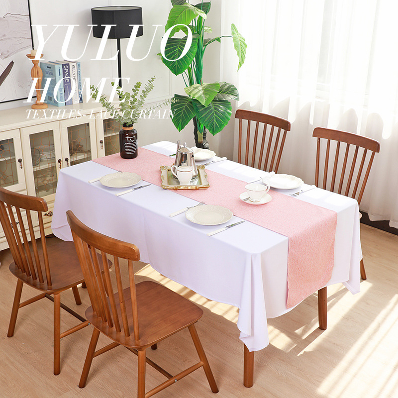 Table runner tablecloth solid color modern simple decoration event party conference coffee table flag tablecloth set BPEN01-image-1074641447