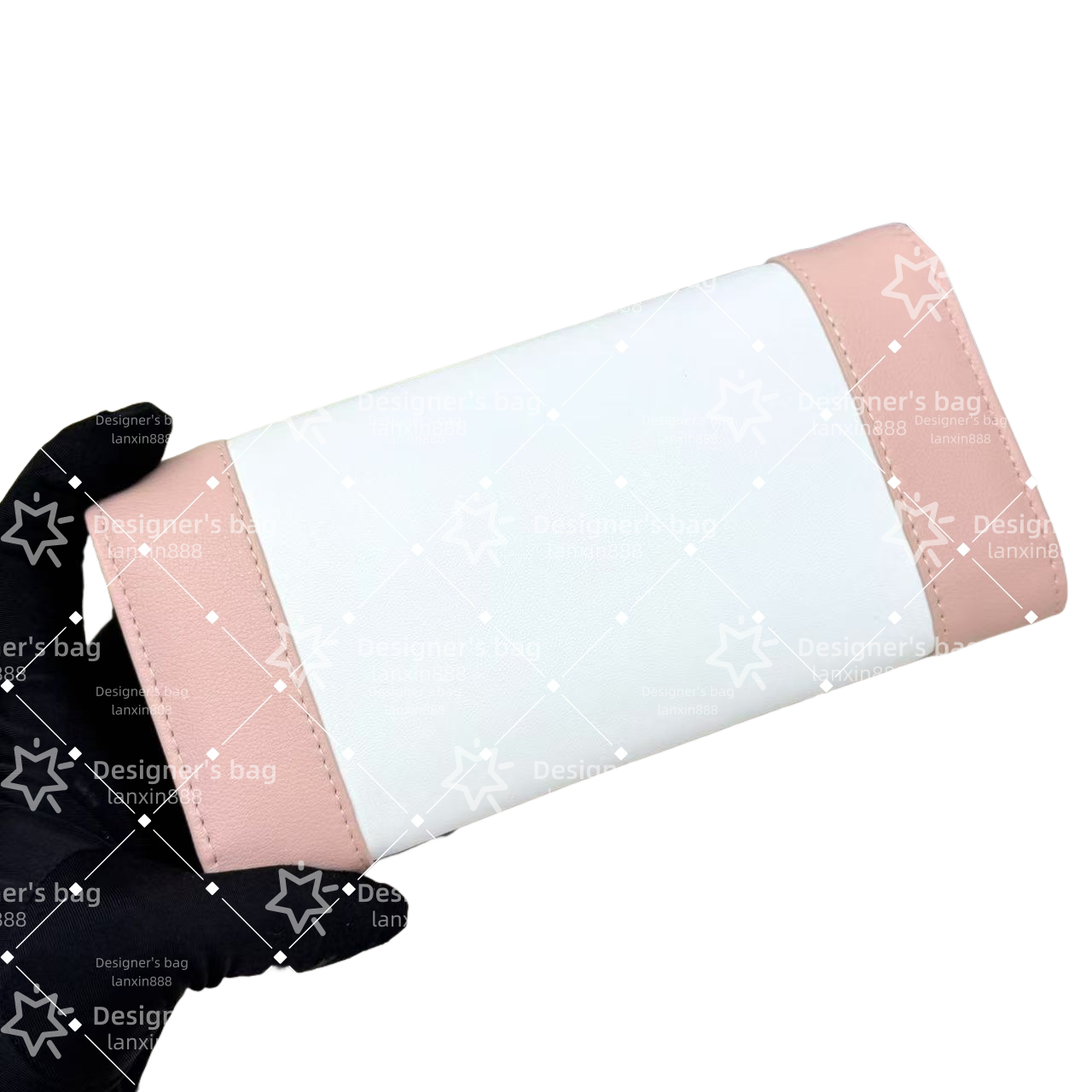 Designer enveloppe de portefeuille en cuir authentique appuyez sur le portefeuille de style bouton Portefeuille classique;Super résistant à l'usu