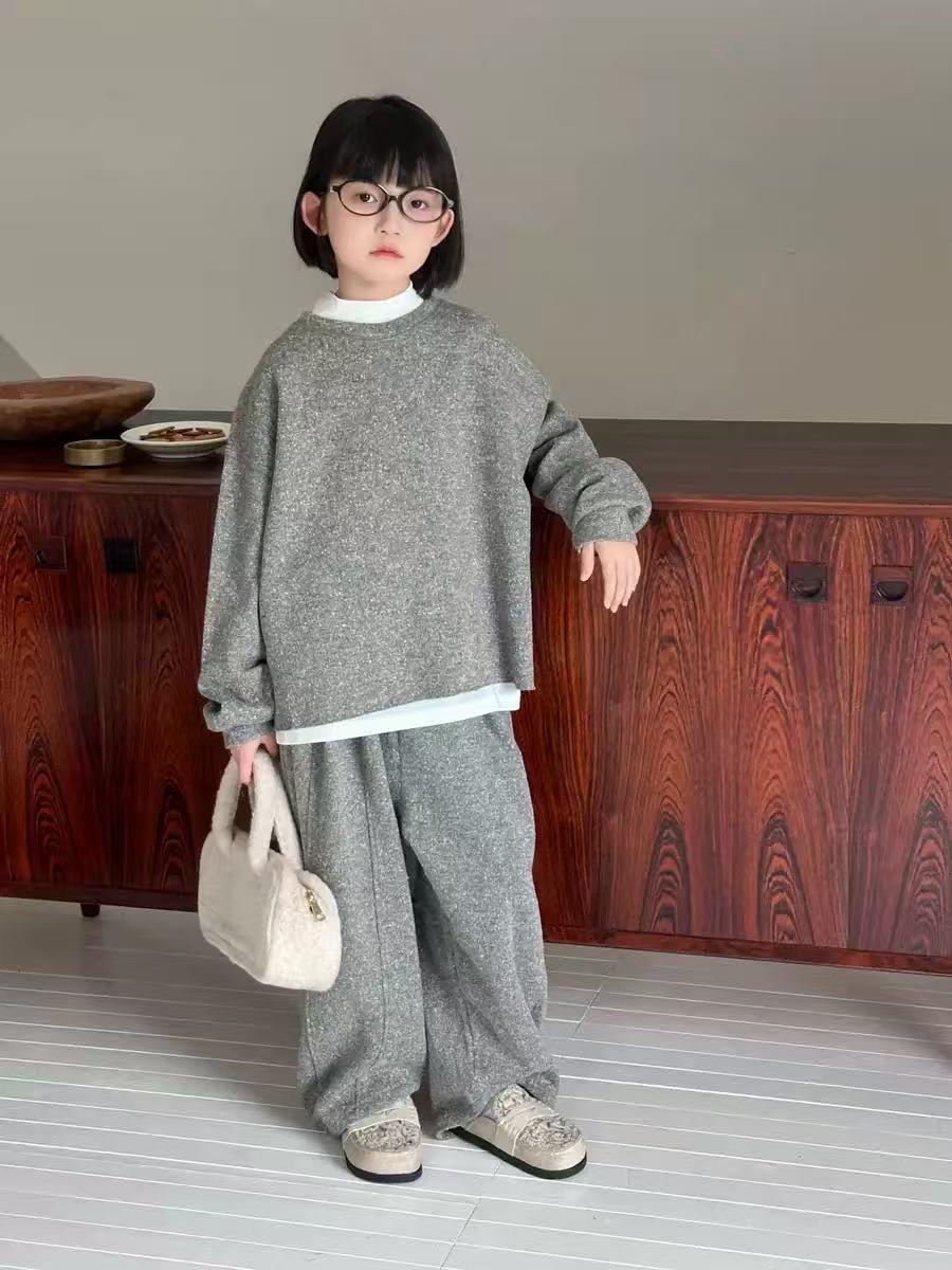 502 Pull et pantalon pour enfants - ensemble de deux pièces décontracté pour les filles et les garçons