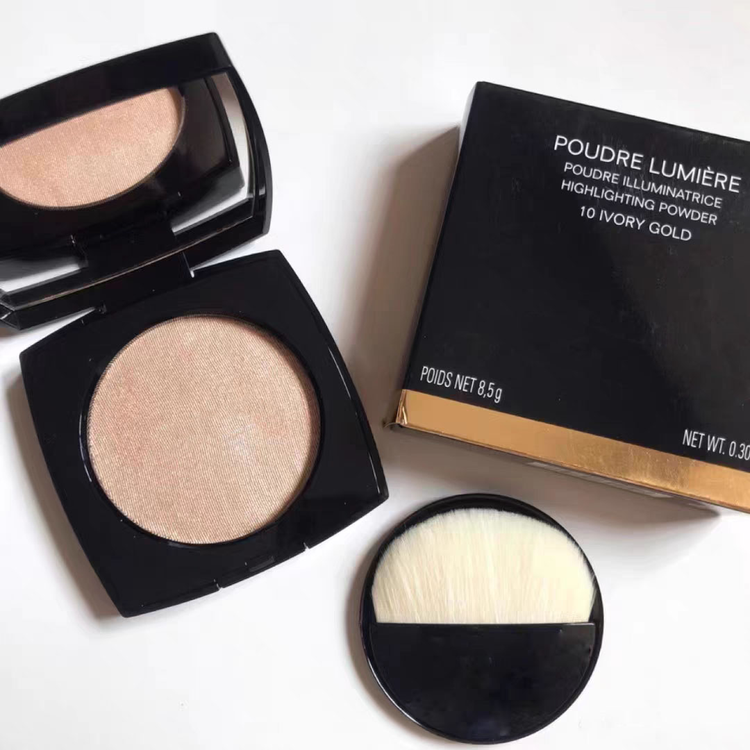 Makeup Highlighting Powder 8.5g Poudre Illuminatrice Bronzers Highlighters Palette 2Colors 10 Ivory Gold 40 White Opal Contour Face Powders Beauty C