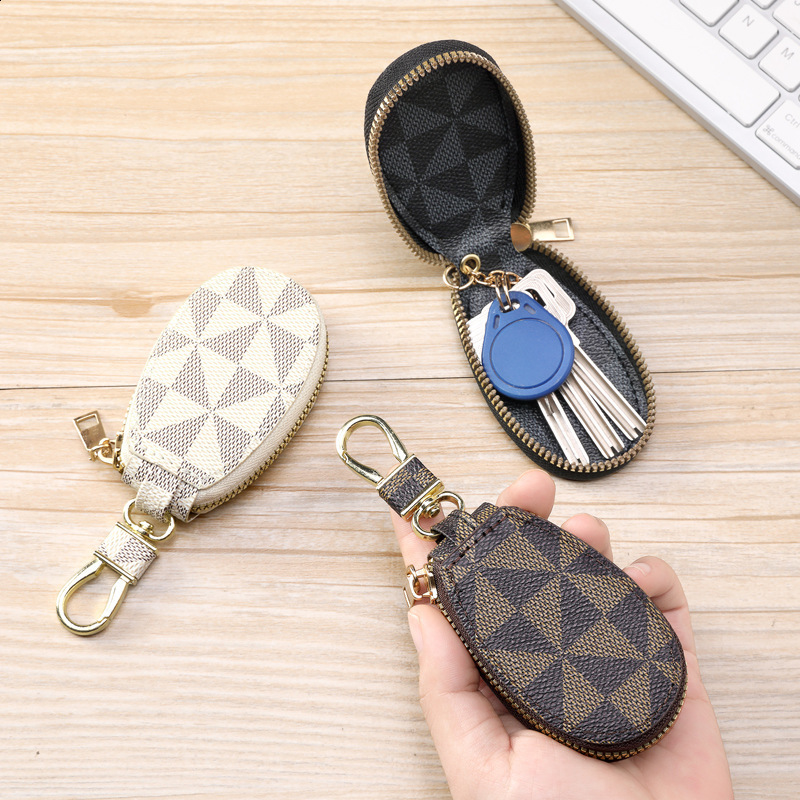 Key bag mens and womens key bag Motors large capacity multifunctional key ring storage bag simple and compact household 250818