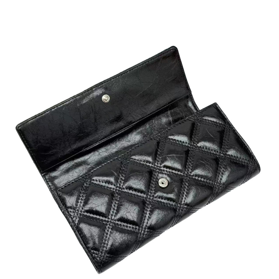 Genuine Leather Woman wallets cards holder purse original box high quality waxed cow leather new arrival wholesale