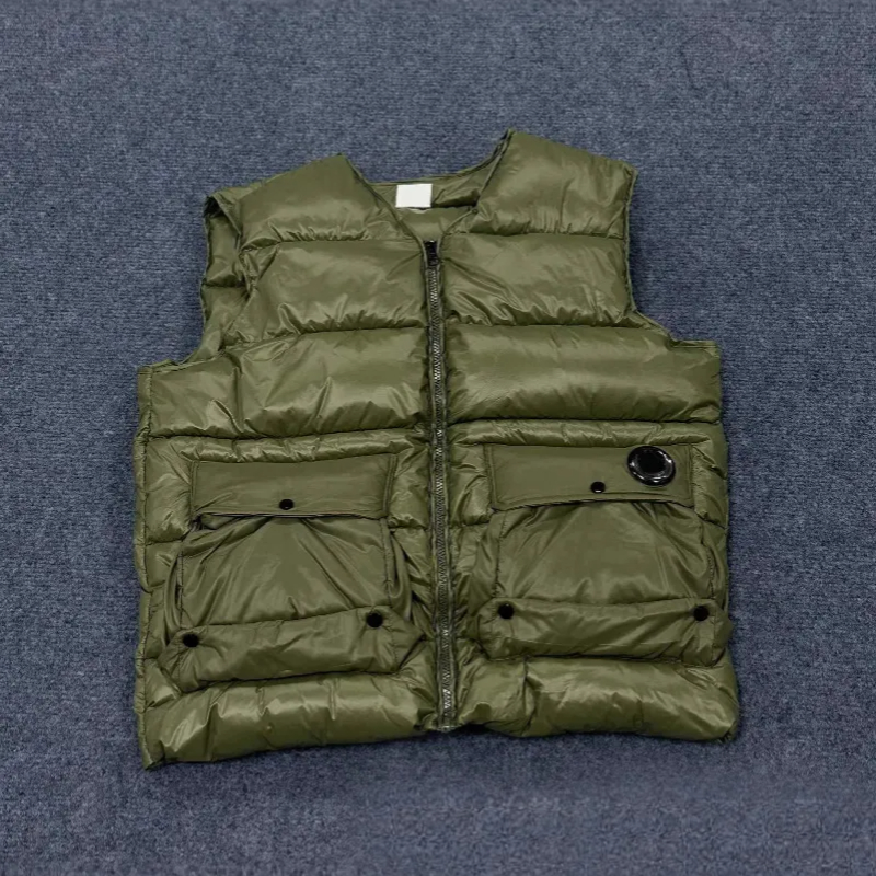 Co Compagny Puffer Vest Fashion Mens Vests Coats Windbreaker Zipper Outwear Coat Cpcompaniness Jacket Women Vest Clothes Down Parkas Warm Sleeveless