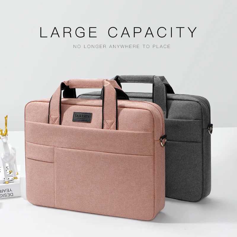 Shockproof Laptop Bag 12 13 14 15 156 inch Lady Man Sleeve Case For MacBook Air Pro 133 154 Handbag XiaoMi Huawei briefcase W250912-image-1074892191