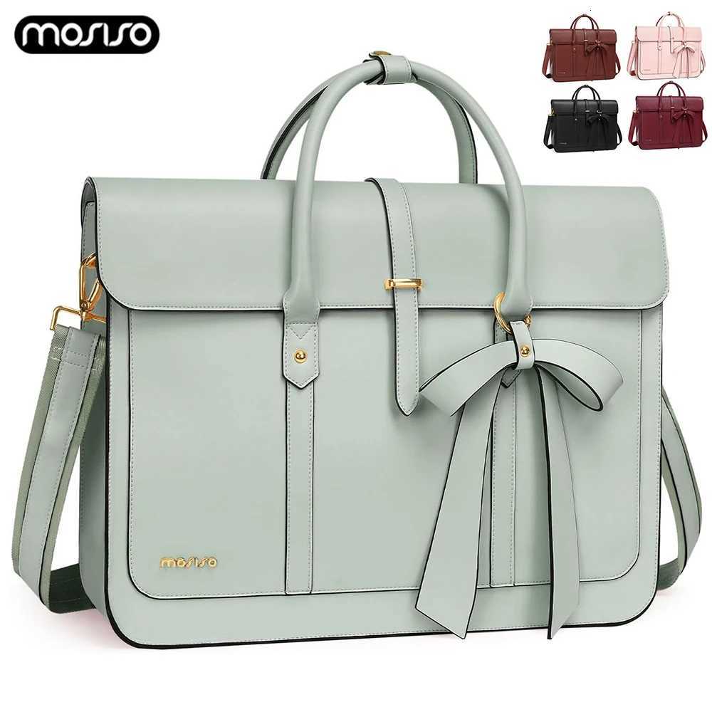 Laptop Bag Womens Handbag 13 14 15 16 inch PU Leather Tote Bag Casual School Travel Work Backpacks Notebook Shoulder Briefcase W250912