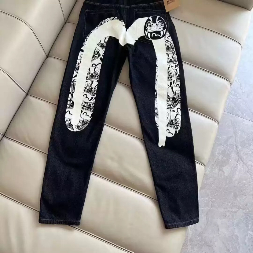 chrome jacket designer ceiling DH03 Ghost Claw Black Gum Archive Slim Straight Tube Cat Beard Jeans High Street Wax Pants ffe