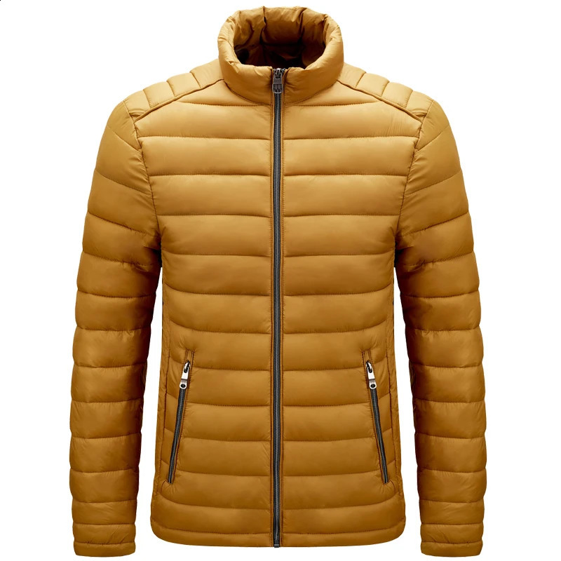 Man Windproof Ultra Light Parkas Warm Parka Men Casual Winter Coat Men Down Coat Waterproof White Duck Down Thin Jackets 250910BJ