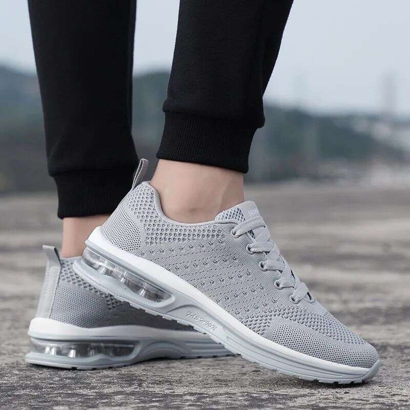 2026 2023 Plus Size Men's Casual Sports Lightweight Breathable Knitted Running Couple Men Women's Shoes EVA Sole
