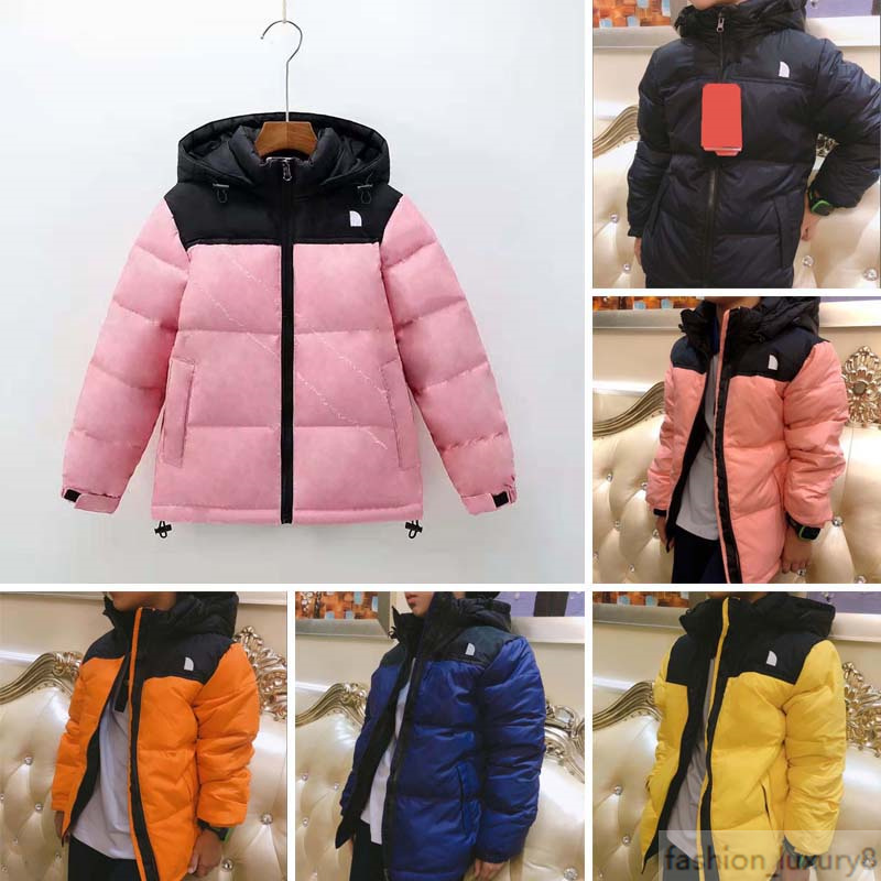 Kids Down Coat Designer Boy Girl Jackets Parkas Classic Letter Outwear Jacket Coats Baby High Quality Warm Hooded Top 2 Styles 13 Options 120 180 J2