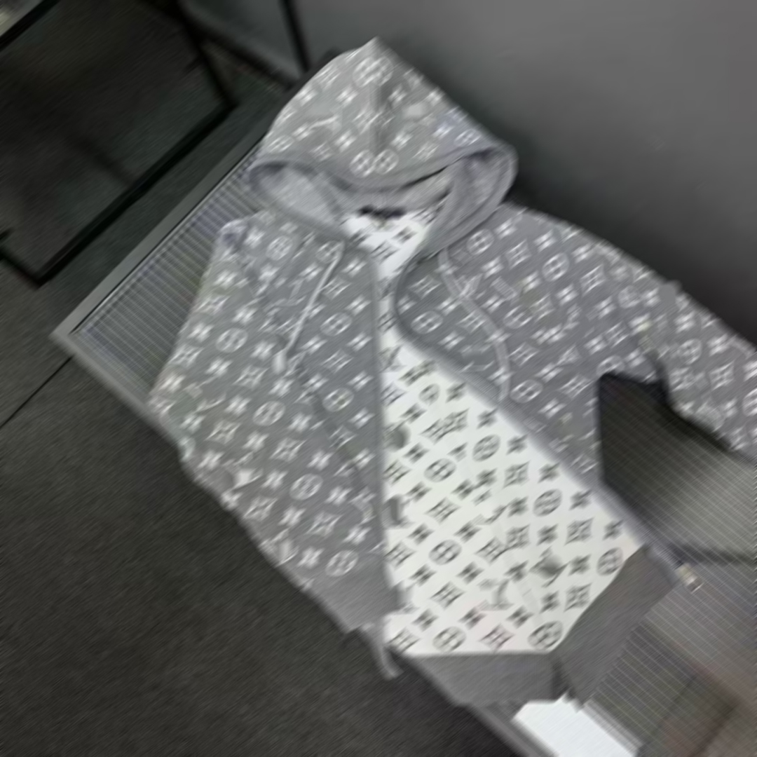 Plus Size Designer Classic Fashion Letter Sweatshirt Jacket with Hoodie Men's Knitwear Coat Same Style