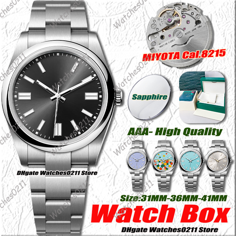 Luxury Mens Watch Designer Watches Men High Quality AAA 31MM 36MM 41MM 2813 MIYOTA 8215 Movement Mechanical Automatic Watch Sapphire Luminous Unisex