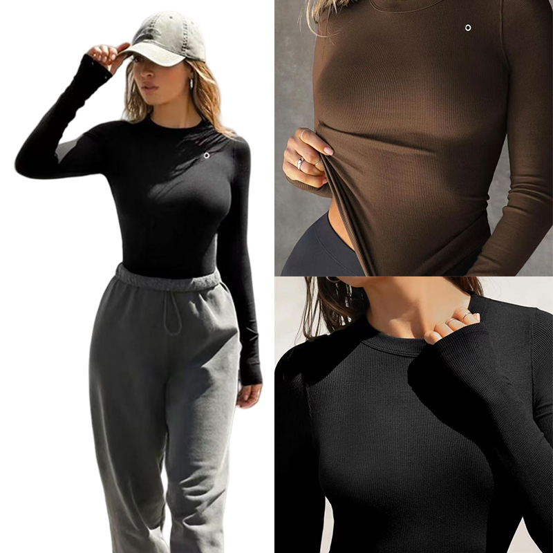 Women Yoga Shirt Long Sleeves Solid Color Backless Gym Tight Top Shaping Waist Fiess Outfit Shirts Sportswear For Lady 5173-image-1075033263