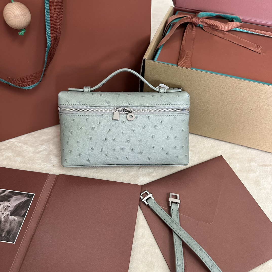 10A Mirrored Quality Designer bag 2025 New Summer L19 Camel Print Hand Single New Hot Shoulder Crossbody Women's Underarm Commuter Bag Small Sq