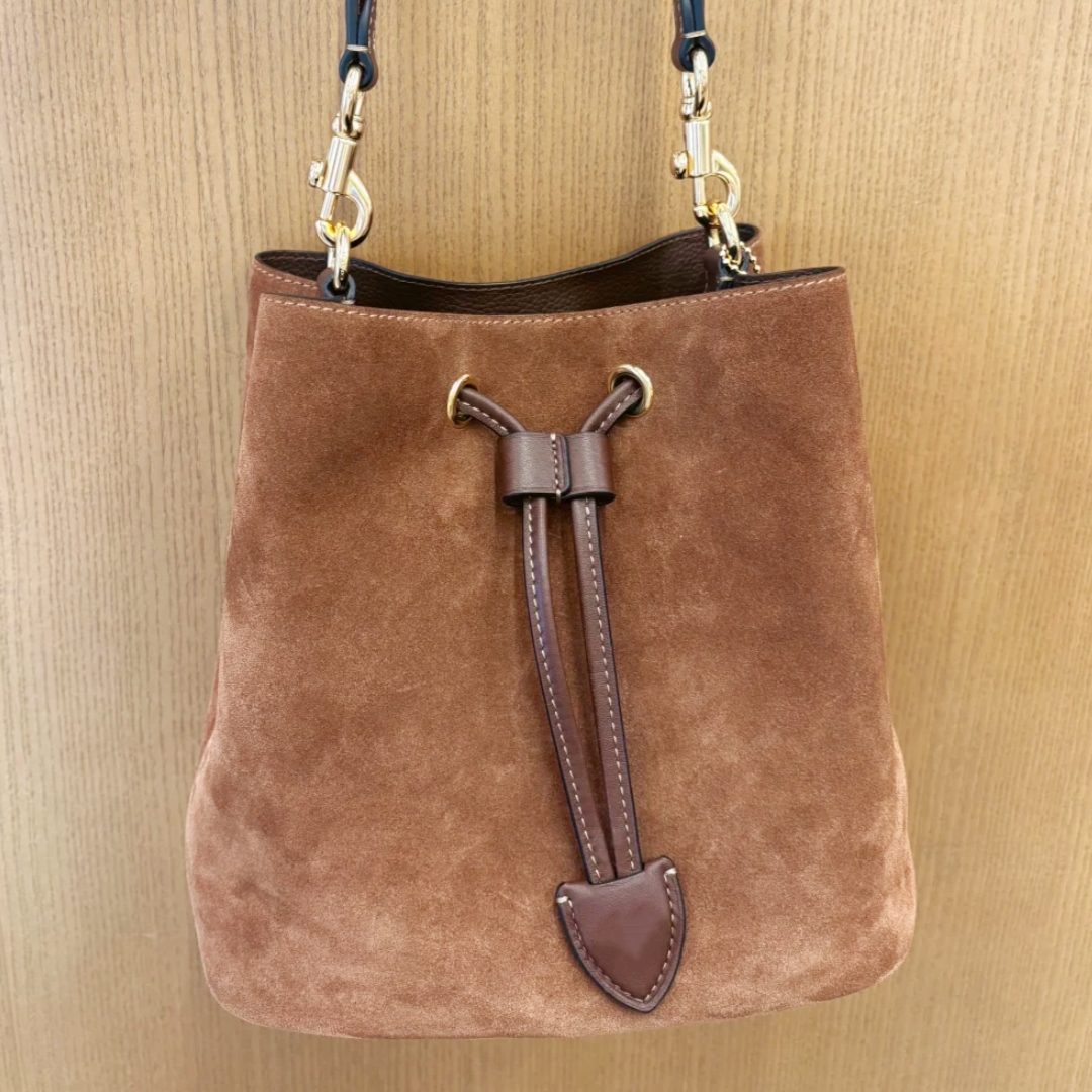 Luxury handbag bucket tote bag Womens Mens rowan bag Designer shoulder bag Brown Leather high quality crossbody City trendy clutch pochette travel L
