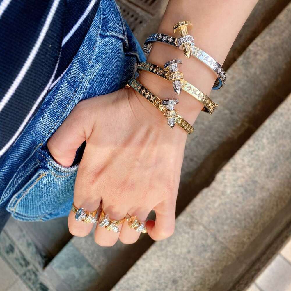 bracelet de créateur femmes bijoux de luxe ton créateur de bijoux de luxe pour les femmes incrusté de zircone bracelet bracelet pour hommes desig