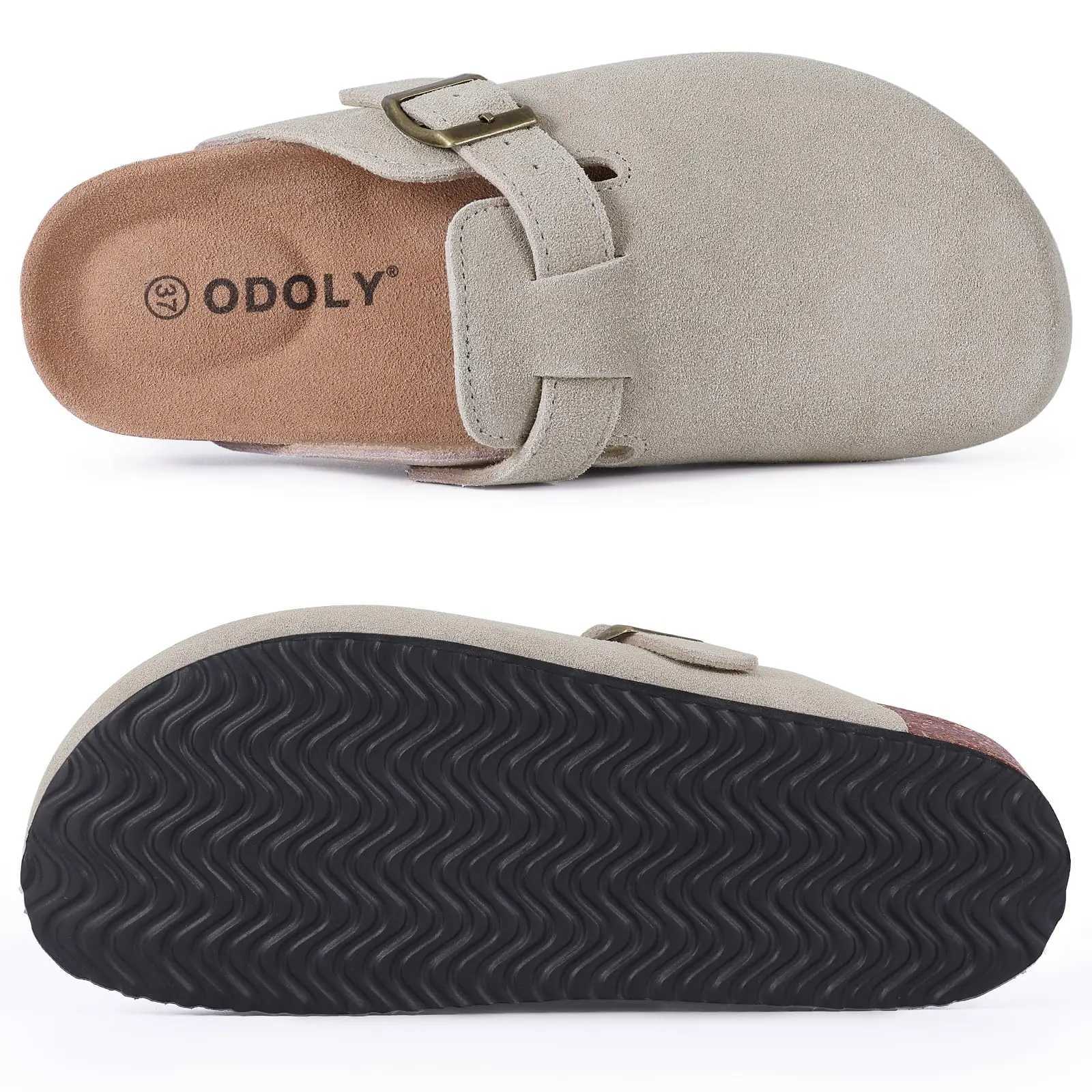 Shevalues Classic Men Potato Shoes Outdoor Beach Slides Summer Women Clogs Sandals Fashion Suede Flat Mules With Arch Support Q261015