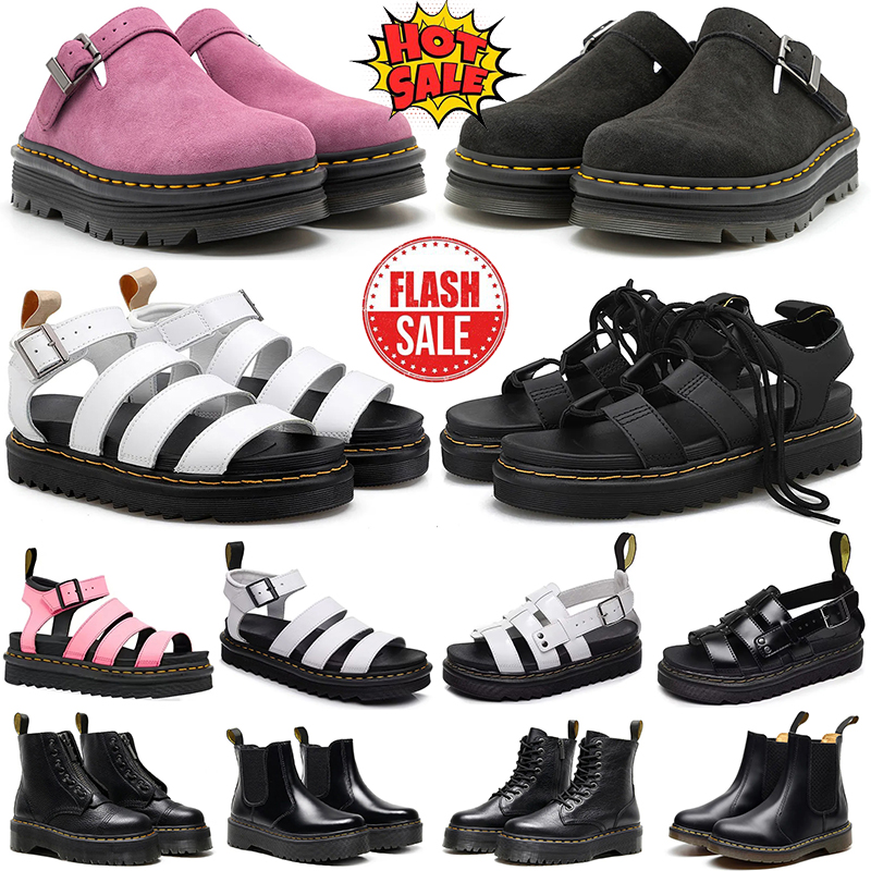 Designer Sandals for Womens Mens luxury martins mule shoes platform sneakers martin boots white black leather Sandal oxford bottom ladies summer san