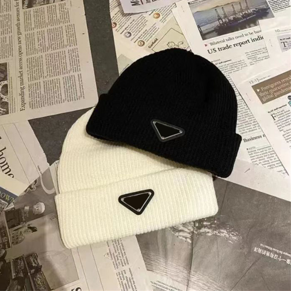 Banie / Skull Caps 2025 Bons de bonnet descendants d'hiver haricots et femmes du design de mode des chapeaux en tricot d'automne