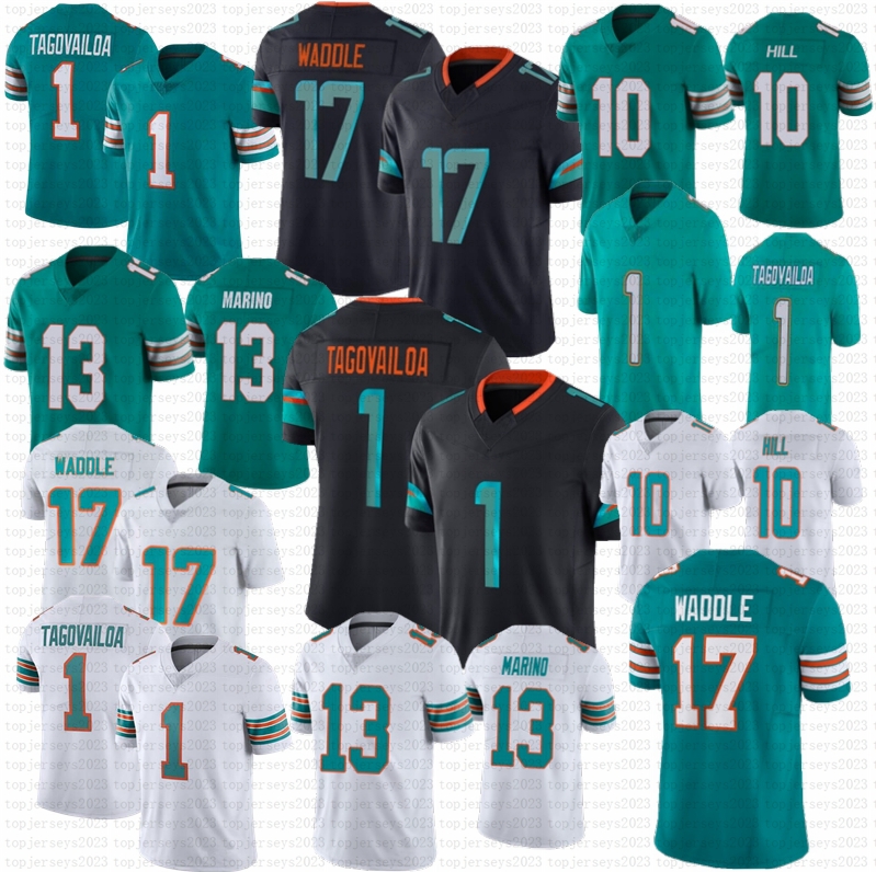 2025 Rivalries Tyreek Hill Jaylen Waddle Tua Tagovailoa Football Jerseys Dan Marino Raheem Mostert Devon Achane Berrios-image-917734037