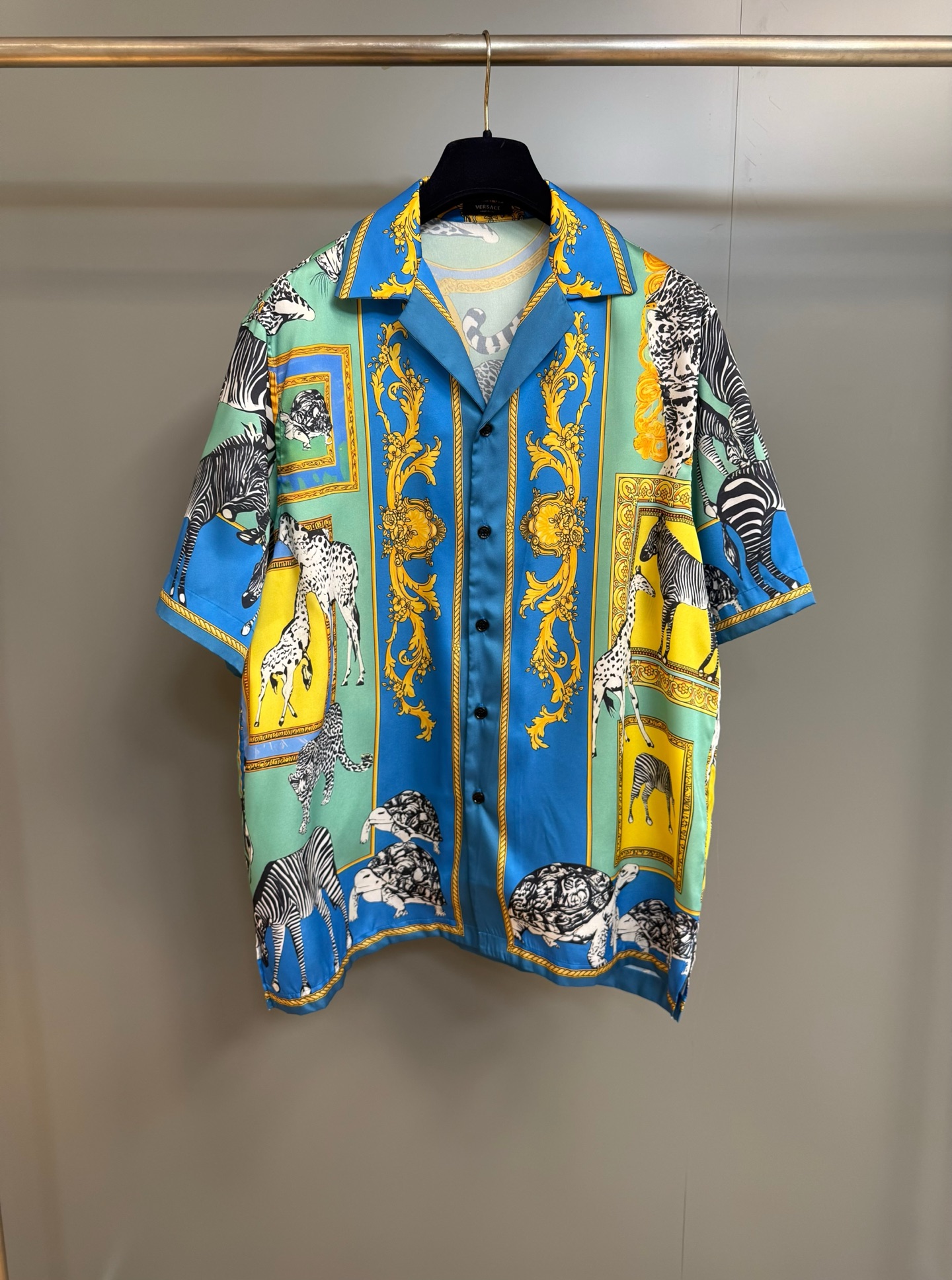 2025 fall and winter newest fashions beautiful printing mens luxury designer shirts ~ US SIZE shirts ~ top quality mens designer button short sleeve