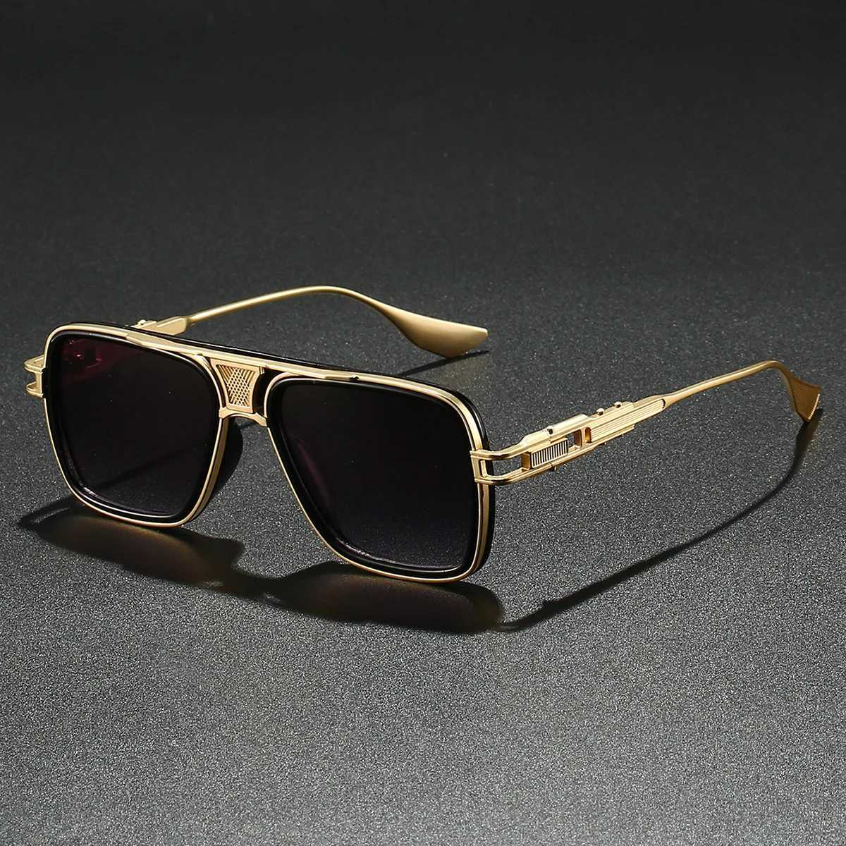 Luxury Sunglasses Men Punk Style Pop Street Fashion Cool Uv400 Sun Glasses Women Shades Metal Frames Pilot Eyewear Z260429