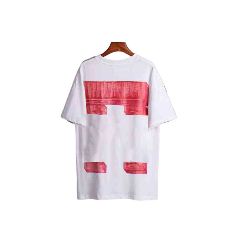 Off Wihte T Shirts Designer High Quality Arrow Graphic Print Short Sleeve Top Men Women Off White Shirt Vintage Hip Hop Y2k Streetwear Diagonal Offw