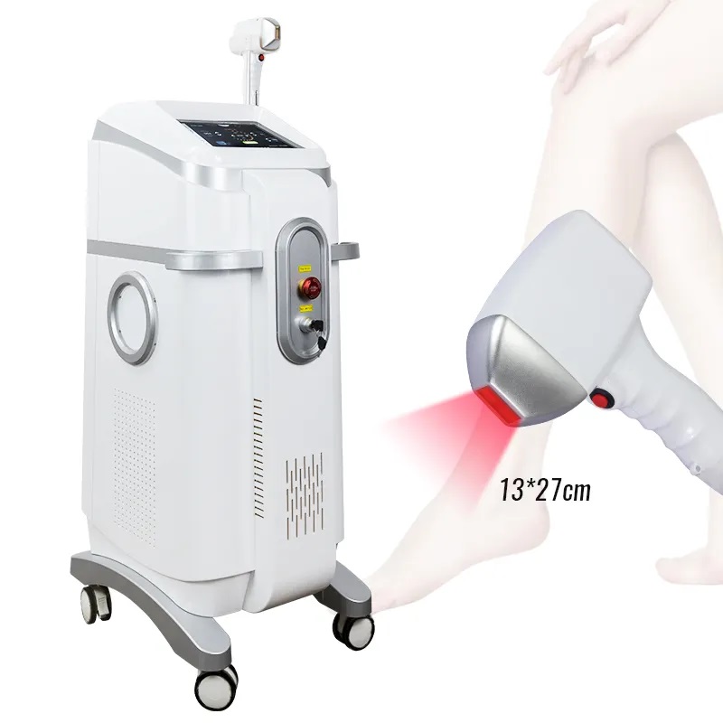 Professional diode laser hair removal laser 1800W ice titanium lazer hair remover 755 808 1064mm hair remove machine