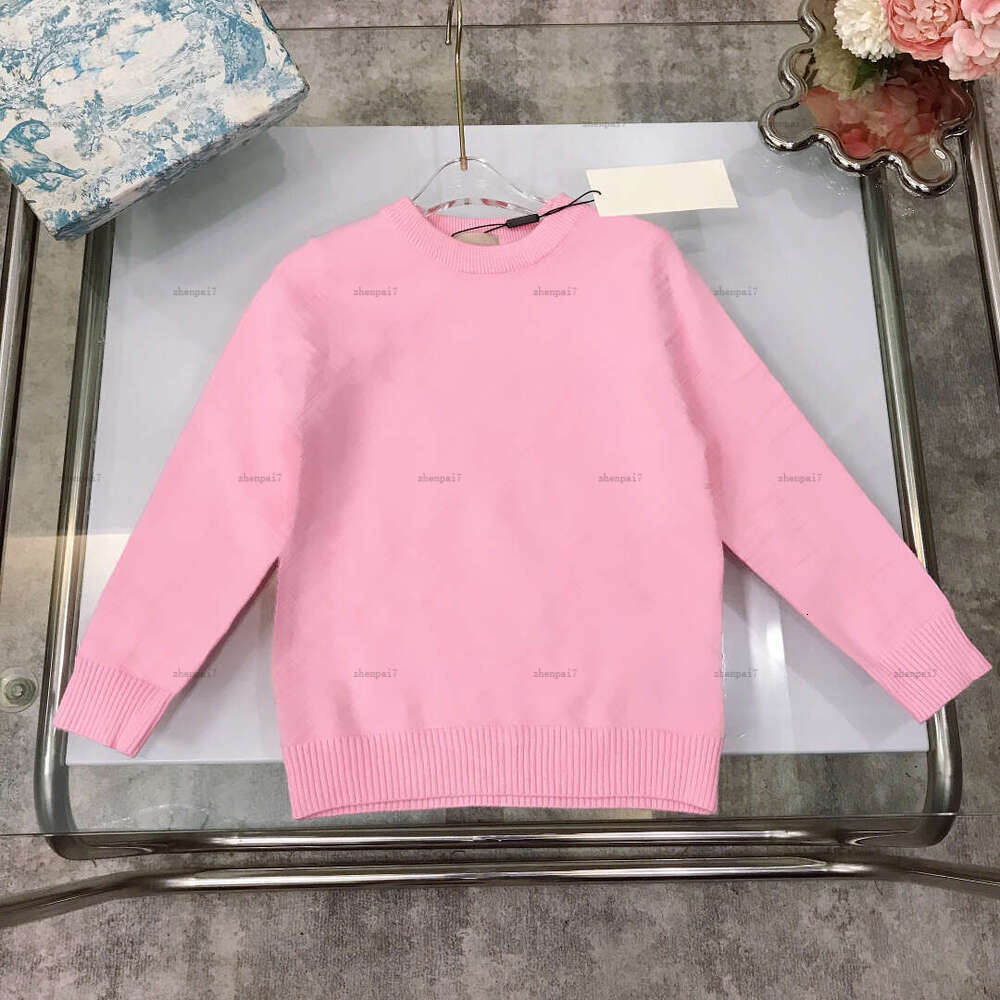 Top baby sweater neck Round boy Knitwear top kids designer clothes Extremely high insulation level girl Knitted pullover A827X23N221-c-image-1075438084