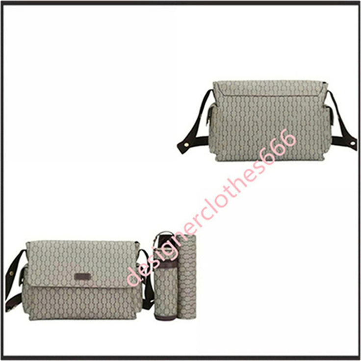 Baby designer diaper bag Foreign trade multi-functional large capacity children fashion baby bag leisure mommy bag three-piece set GGG1