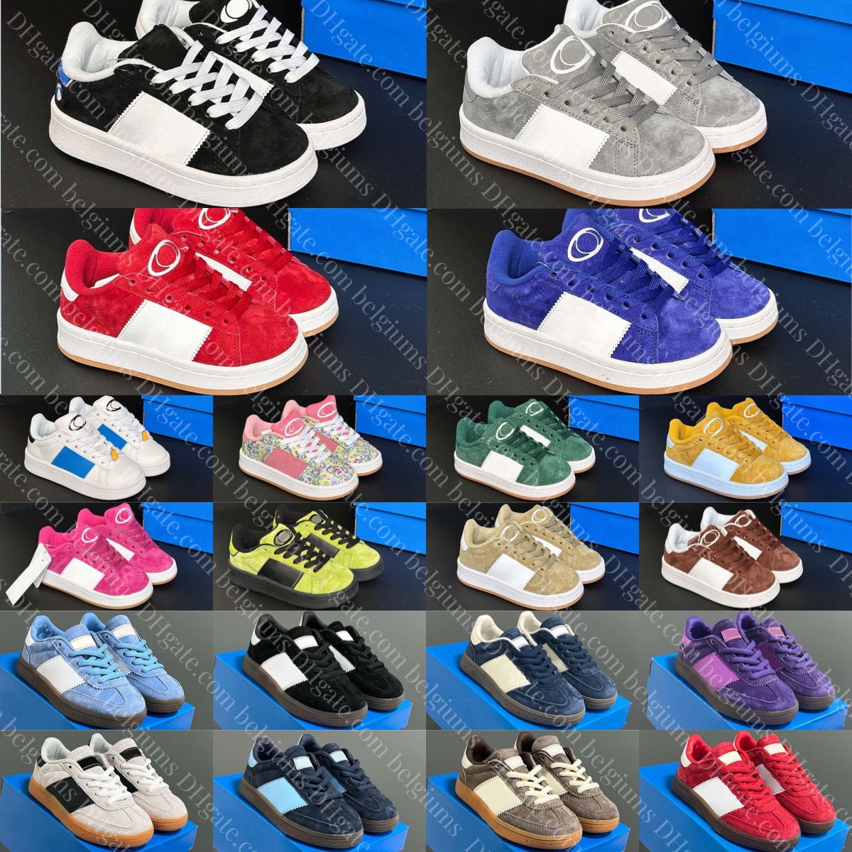 Kids Shoes Designer 00 Baby Toddlers Sneakers Boys Girls Outdoor Trainers Ball Children Youth Sport Hand Black Grey White Red Green Gum Blue Pink-image-994689855