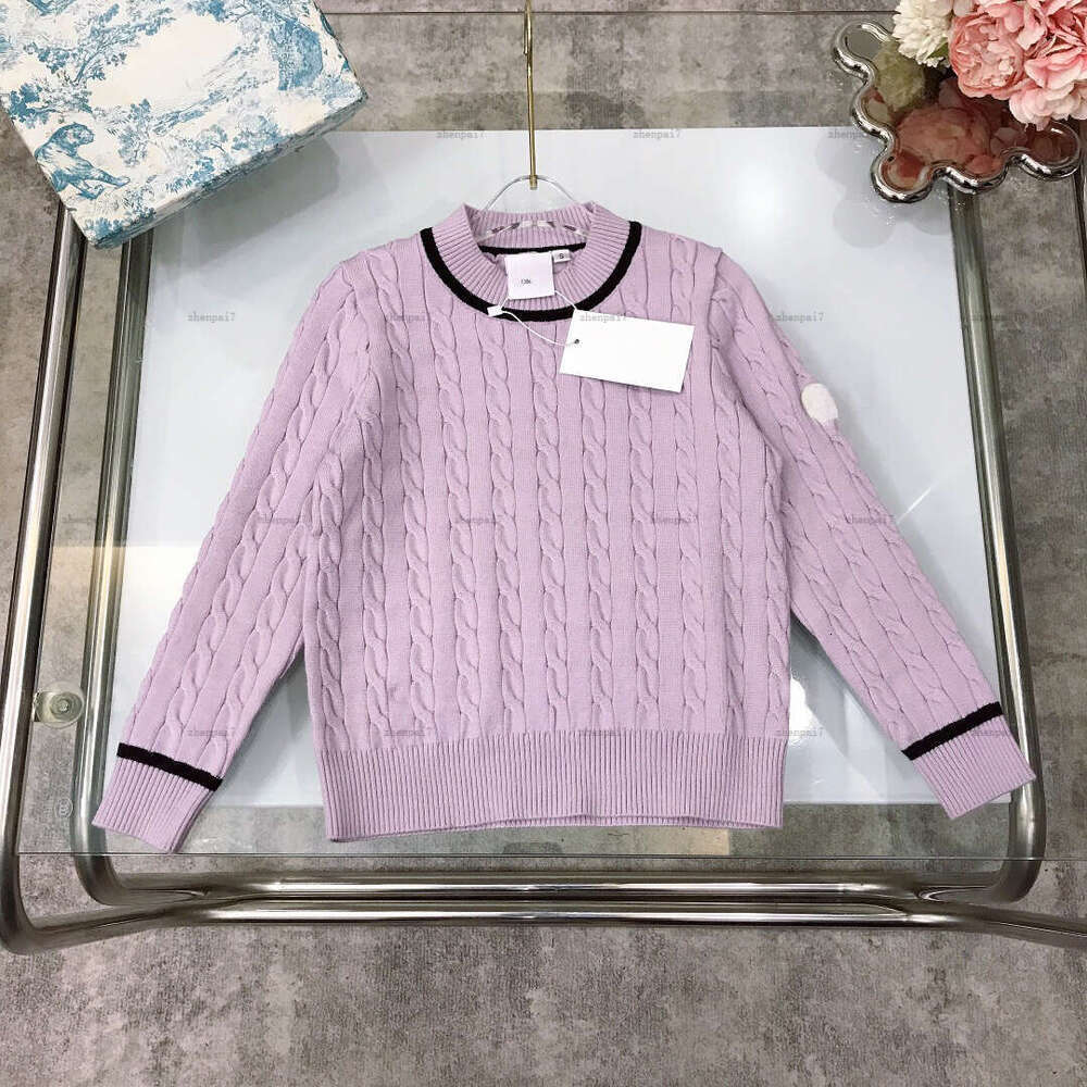 Top baby sweater Twist jacquard design kids hoodie high quality girls boys turtleneck Long sleeves child pullover A830X23N221-image-1075438096