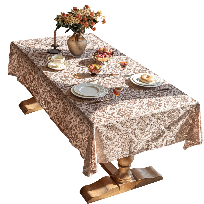 Three-dimensional jacquard tablecloth waterproof tablecloth decorative table mat cloth coffee table cloth EE5V01-image-1103218601