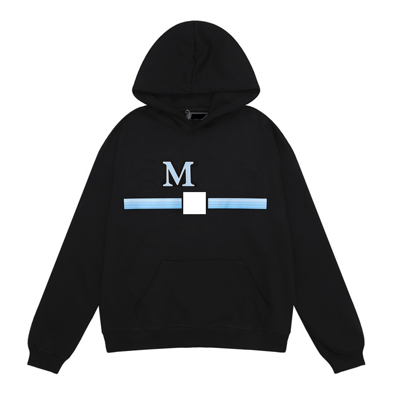 Amirim Hoodie 2026 10A Luxury Brand Men's Designer Sweatshirt Y2k Up High Street Colorful Stylish AM Bones Pattern Hip Hop Long Sleeve Loose Am