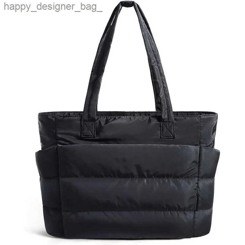 Sac fourre-tout rembourré Puffy sac à main de grande capacité adapté à Travel Beach Gym Portable sac à main Shopping plusieurs poches Maman sacs